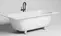 Ванна из литьевого мрамора «Salini» Ornella Axis Kit 190/90 S-Sense с ножками с сифоном белая глянцевая, картинка №2