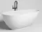 Ванна из литьевого мрамора «Salini» Paola 160/77 S-Sense с сифоном белая глянцевая, фотография №3