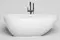 Ванна из литьевого мрамора «Salini» Paola 160/77 S-Stone с сифоном белая матовая, фото №1