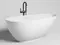 Ванна из литьевого мрамора «Salini» Paola 160/77 S-Stone с сифоном белая матовая, фотография №3