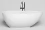 Ванна из литьевого мрамора «Salini» Paola 172/82 S-Stone с сифоном белая матовая, фото №1