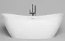 Ванна из литьевого мрамора «Salini» Noemi 186/81 S-Sense с сифоном белая глянцевая, фото №1