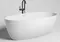 Ванна из литьевого мрамора «Salini» Alda 160/70 S-Stone с сифоном белая матовая, картинка №2