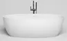 Ванна из литьевого мрамора «Salini» Alda 170/80 S-Sense с сифоном белая глянцевая, фото №1
