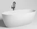 Ванна из литьевого мрамора «Salini» Alda 170/80 S-Sense с сифоном белая глянцевая, картинка №2