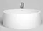 Ванна из литьевого мрамора «Salini» Isola 200/200 S-Sense с каркасом с сифоном белая глянцевая, фотография №3