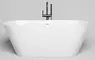 Ванна из литьевого мрамора «Salini» Mona 180/80 с сифоном белая матовая, фото №1