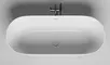 Ванна из литьевого мрамора «Salini» Mona 180/80 с сифоном белая матовая, фотография №3