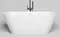 Ванна из литьевого мрамора «Salini» Mona 170/72 с сифоном белая глянцевая, фото №1