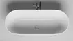 Ванна из литьевого мрамора «Salini» Mona 170/72 с сифоном белая матовая, фотография №3