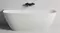 Ванна из литьевого мрамора «Salini» Sofia Wall 170/80 S-sense с сифоном белая глянцевая, фото №1