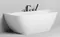 Ванна из литьевого мрамора «Salini» Sofia Wall 170/80 S-sense с сифоном белая глянцевая, изображение №4