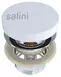 Донный клапан для раковины «Salini» D 502 16221WG с механизмом Клик-Клак белый глянцевый, фото №1