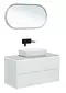 Мебель для ванной подвесная «Allen Brau» Infinity 100 white matt, фотография №3