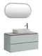 Мебель для ванной подвесная «Allen Brau» Infinity 100 рapyrus white matt, фото №1