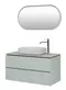 Мебель для ванной подвесная «Allen Brau» Infinity 100 рapyrus white matt, фотография №3