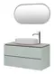 Мебель для ванной подвесная «Allen Brau» Infinity 100 рapyrus white matt, изображение №4
