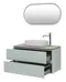 Мебель для ванной подвесная «Allen Brau» Infinity 100 рapyrus white matt, фотография №7