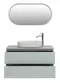 Мебель для ванной подвесная «Allen Brau» Infinity 100 рapyrus white matt, изображение №8