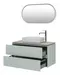 Мебель для ванной подвесная «Allen Brau» Infinity 100 рapyrus white matt, изображение №12