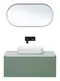 Мебель для ванной подвесная «Allen Brau» Infinity 100 с 2 ящиками (1 скрытый) cement grey matt, картинка №2