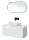 Мебель для ванной подвесная «Allen Brau» Infinity 100 с 2 ящиками (1 скрытый) white matt, фото №1