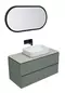 Мебель для ванной подвесная «Allen Brau» Infinity 100 cement grey matt, изображение №4