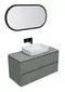Мебель для ванной подвесная «Allen Brau» Infinity 100 cement grey matt, изображение №8