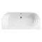 Ванна акриловая «Cezares» Metauro Wall 180/80 без сифона белая W37, картинка №2