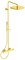 Душевая система «Ideal Standard» Ceratherm T125 A7589A2 с термостатом brushed gold, фото №1