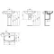 Раковина «Ideal Standard» i.life A 65/48 T470401 фарфоровая белая, фотография №3 Раковина «Ideal Standard» i.life A 65/48 T470401 фарфоровая белая, фотография №3