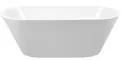 Ванна акриловая «Belbagno» BB61-1700-W0 170/75 без перелива с ножками с сифоном белая, фото №1