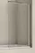 Шторка на ванну стеклянная «Azario» Merrit AZ-NF6122 80/140 прозрачная/серебро универсальная, картинка №2
