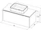 Тумба с раковиной «Allen Brau» Infinity 100 с 2 ящиками (1 скрытый) подвесная рapyrus white matt, картинка №10