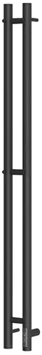 Электрический полотенцесушитель «Point» Деметра PN12812B П3 8/120 чёрный правый, фото №1