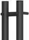 Электрический полотенцесушитель «Point» Деметра PN12812B П3 8/120 чёрный правый, изображение №4