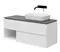 Тумба с раковиной «Allen Brau» Infinity 120 R подвесная white matt правая, картинка №2