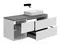 Тумба с раковиной «Allen Brau» Infinity 120 R подвесная white matt правая, фото №5