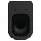 Приставной унитаз безободковый «Ideal Standard» Tesi AquaBlade® T0077V3/T3527V3 черный матовый с сиденьем дюропласт с микролифтом чёрное, изображение №4