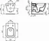 Подвесной унитаз безободковый «Ideal Standard» i.life B T461401/T468301 белый с сиденьем дюропласт с микролифтом белое, фотография №7