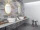 Настенная плитка «Gayafores» Bricktrend 33,2x8,2 906510 grey, фото №5
