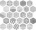 Напольная плитка «ITT Ceramic» Nuuk Hexa Matt. 26,7x23,2 00000015424 серый, картинка №2