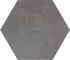 Напольная плитка «ITT Ceramic» Siena Hexa Matt. 26,7x23,2 00000016247 mistygrey, фото №1