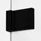 Душевой угол-ограждение «New Trendy» Avexa Black 100/100 прозрачный/чёрный матовый квадратный без поддона левый , изображение №4