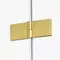 Душевой угол-ограждение «New Trendy» Avexa Gold Brushed 110/110 прозрачный/брашированное золото квадратный без поддона левый , фото №5