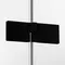 Душевая дверь «New Trendy» Avexa Black 100/200 прозрачная/чёрная матовая левая, фотография №3