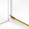 Душевая дверь «New Trendy» Avexa Gold Brushed 100/200 прозрачная/брашированное золото левая, фото №9