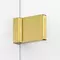 Душевая дверь «New Trendy» Avexa Gold Brushed 110/200 прозрачная/брашированное золото левая, картинка №6