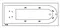 Гидромассажная ванна акриловая «Actima» Aurum 150/70 Hydro+ с каркасом с сифоном белая/хром, картинка №2