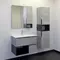 Мебель для ванной подвесная «Comforty» Франкфурт 75 бетон светлый/чёрный, фотография №3